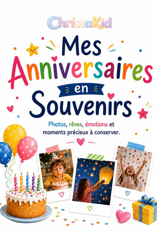 Mes Anniversaires en Souvenirs: Photos, rêves, émotions et moments précieux à conserver