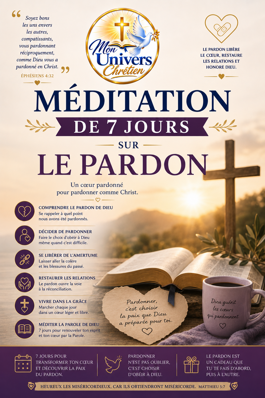 Méditation de 7 jours sur le pardon