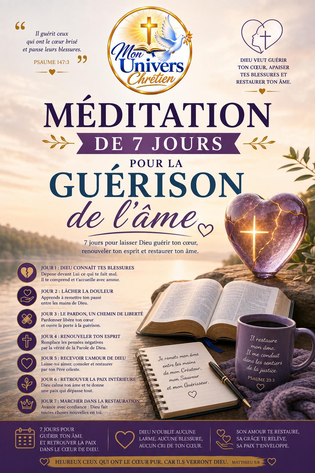 Méditation de 7 jours pour la guérison de l'âme